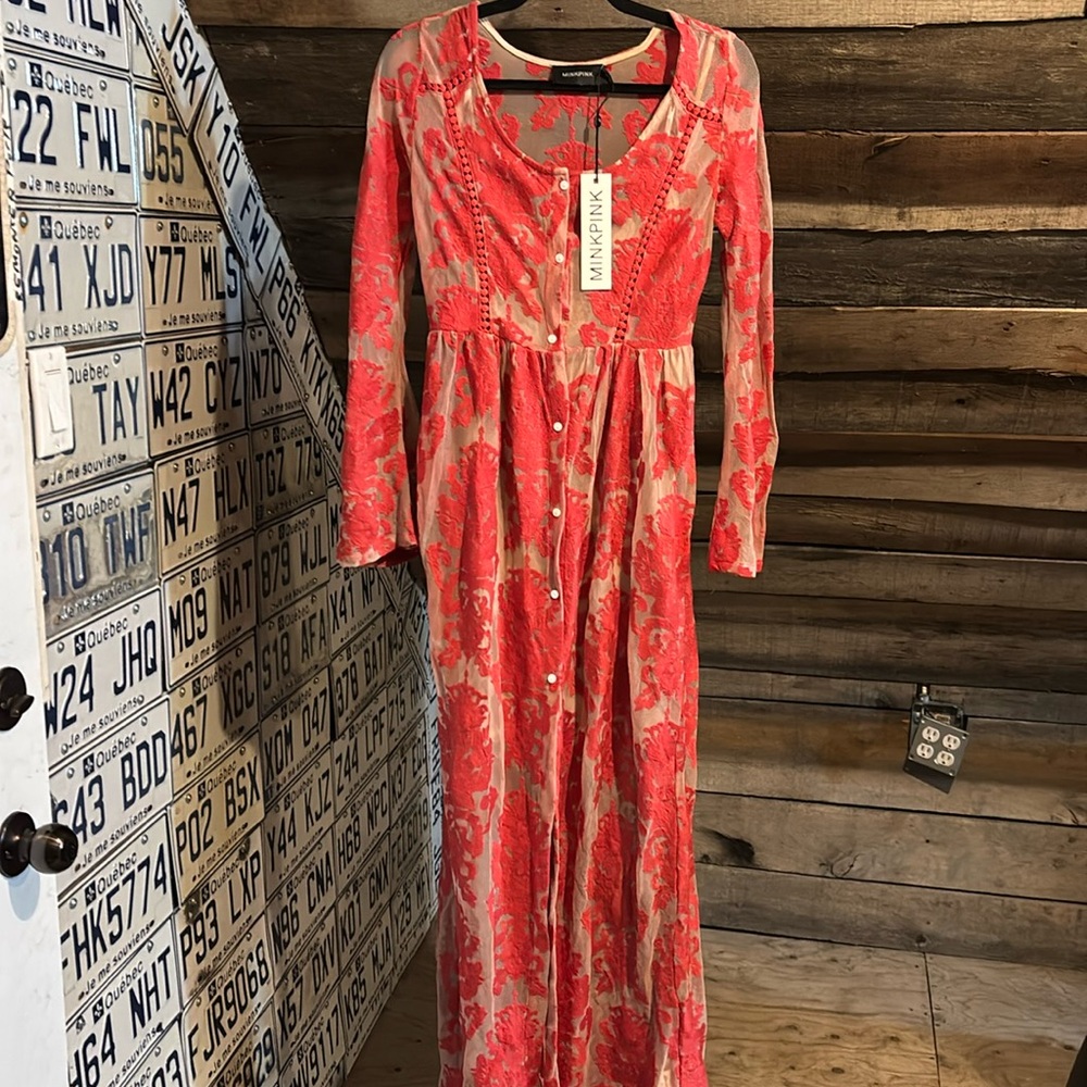 BNWT Mink Pink Cocktail Maxi Dress
